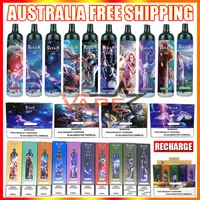 Hakiki Randm Leo Recharge Tek Kullanımlık Vape Pen E Sigara RGB Işık ile 1100 mAh Pil 12ml Kartuş 5000 Puffs Avustralya Ücretsiz