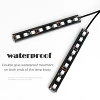 Interior&External Lights Led Wireless Atmosphere Light Foot Bar Colorful RGB Music Waterproof Soft Strip
