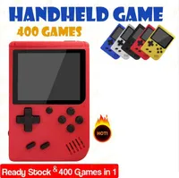 Mini Handheld Game Console Retro Draagbare Can Opslaan 400 in 1 Games 8 Bit 2.7 Inch Kleurrijke LCD Cradle Stock