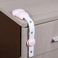 1pc Drawer Door Cabinet Cupboard Toilet Safety Locks Baby Kids Care Plastic Straps Infant Protection Carriers, Slings & Backpacks