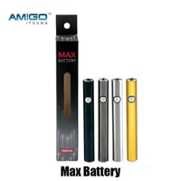 Itsuwa Amigo Max Preheat Battery 380mAh VV Bottom USB Charging 510 Thread Vape Batteries Pen for Liberty Cartridge Tank Genuinea41a30a50 a36