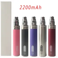 GS Ego II E Cigarette 2200mAh Huge Capacity 510 Thread Battery Vape Pen Batteries Oil Cartridges With Pack