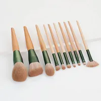 Makeup Brushes GUJHUI 10 Pcs Professional Brush Set For Eyeshadow Highlighter Powder Foundation Concealer Beauty Cosmetic Tool