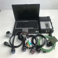 Диагностический инструмент MB Star C5 SD Connect Compact 5 с использованием ноутбука D630 4 ГБ ОЗУ Компьютер 2021 Диагностика Программное обеспечение и система Win10 Установлена ​​хорошо автоматический сканер ремонта автомобилей