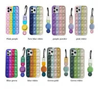 Fidget Toys Silicone Phone Cases Bubble Push Phone Cover for iPhone 13 Pro Max & Airtaga38a17