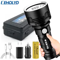Flashlights Torches Super Powerful LED L2 XHP70 Tactical Torch USB Rechargeable Linterna Waterproof Lamp Ultra Bright Lantern Cam