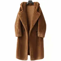 Manteau Femme Nouveau Designer Loisirs Classique de luxe de haute qualité mélange de laine de laine de grande taille