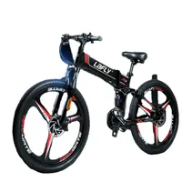 LAFLY X-3 1000W Electric Bicycle Folding 48V Iithium Assisted Mountain Bike Cross-Country Variable Speed 26inch Ebike