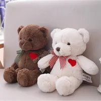 35-50 cm cartoon teddybeer pluche met hart zachte gevulde dier speelgoed voor kinderen kinderen meisjes verjaardagscadeau baby brinquedos