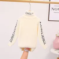 Boys Sweater Children Winter Clothes Kids Fashion Knitted Clothing Girls Shirts High Quality Infant Costum Warm 220118