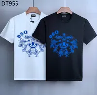DSQ Phantom Turtle 2022SS Neue Mens Designer T-shirt Paris Mode Tshirts Sommer DSQ Muster T-Shirt Männliche Top Qualität 100% Baumwolle Tops 158324