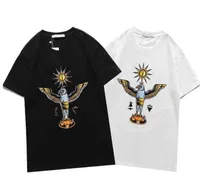 2021 Yeni Güzellik Gelgit Baskılı Beyaz Ve Siyah Unisex T-shirt Lüks Kısa Kollu Rahat Konforlu Yüksek Kalite Boyutu S-XXL