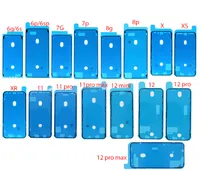 iPhone 6 ~ 12 Pro Max 터치 스크린 디스플레이 프레임 수리 부품 방수 접착제 접착제 테이프 스티커