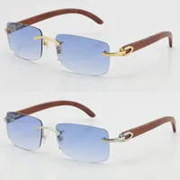 도매 판매 유명한 나무 큰 할인 선글라스 Adumbral UV400 렌즈 온라인 여름 휴가 보호 된 사각형 태양 안경 남성 또는 여자 3524012 크기 : 56-18-140