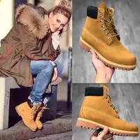 Fashion Men Boots Designer Mens Womens Leather Shoes Top Quality Ankle Winter Boot For Cowboy Hiking Work Motorcycle Boot Booties 36-46