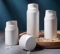 30 ml / 50 ml / 80 ml / 100 ml / 120 ml / 150 ml beyaz boş kozmetik vakum şişe havasız pompa losyon şişeleri konteyner toptan