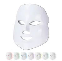 7 färger LED FACIAL Photon Light Therapy Machine PDT Face Led Mask Freckle Acne Removal Hud Lighten PhotoreJuvenation Device