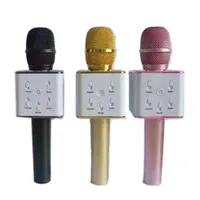 Q7 Bluetooth-Mikrofon Tragbarer handheld Wireless KTV-Karaoke-Spieler-Lautsprecher-Mikrofon-Lautsprecher für iPhone 7 plus Samsung S7A13A11