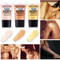 Face Body Body Liquid Evidenziatore Trucco Gold Bronzo Shimmer Powder Brighten Maquillage Illuminator Cosmetici S262