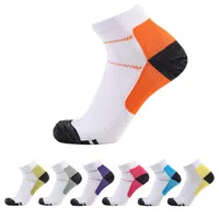 Professionell Athletic Medical Compression Socks Foot Protective Sleeve Ankel Sox Ben Support Running Cykling Sock Slipper Basketball Tennis Stocking