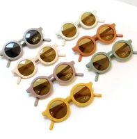 Meninas meninos óculos de sol crianças suprimentos de praia uv protetora óculos bebê moda guarda-sóis óculos