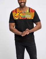 Homens camisetas Roupa de África Dashiki Moda Mens Fitness Africano Vestidos Roupa Casual Camiseta Homme 2021 Robe A
