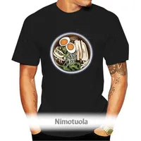 남성용 티셔츠 민족적인 티셔츠라면 및 일본어 텍스트 아시아 Kawaii 계란 돼지 고기 안락한 티