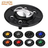 Motorcycle CNC Gas Fuel Tank Cap Cover For F650GS F750 F850GS F800R F800S ST K1600GT K1600GTL R1200GS R1200R R1200S S1000RR System