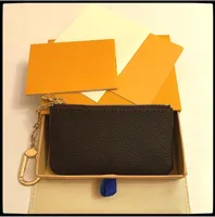 Tasarımcılar Luxurys Cüzdanlar Anahtar Koruma Pochette Cles Kadın Erkek Kredi Kartı Tutucu Para Çantaları Louiseitys Viutonitys Mini Cüzdan