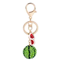 Schlüsselanhänger verkaufen wie Kuchen Exquisite Hang Act Die Rolle der Rolle der Obstreihe Watermelon Schlüsselanhänger-Tasche-Auto mit allen kreativen kleinen GIF