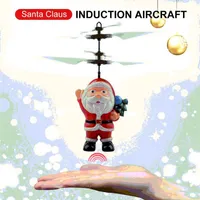 Induktive Mini RC Drohne Weihnachten Santa Claus Induktionsflugzeug RC Hubschrauber für Kinder Weihnachtsgeschenke