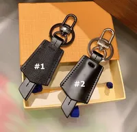 Mode Black PU Leder Auto Schlüsselanhänger Ringe Zubehör Keychain Geschwindigkeit Schlüsselanhänger Schnalle Hängende Dekoration für Tasche mit Box YSK11
