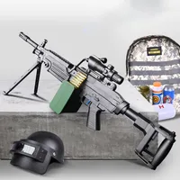 M249 수동 전기 1 워터 볼 장난감 총 모델 블래스터 권총 airsoft 어린이 기계 소년 생일 선물 성인