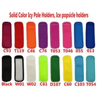 16 Farben Antifreezing Copscles Taschen Werkzeuge Gefrierschrank eisige Pole Popsicle Inhaber Wiederverwendbare Neopren-Isolierung Eis Pop-Ärmeln Tasche für Kinder Sommer