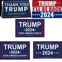 Trump 2024 Flagge US.S. ALLGEMEINE WÄHLEN Banner 2 Kupfer-Ösen Nehmen Amerika Back Fahnen Polyester Outdoor Indoor Dekoration 90 * 150 cm / 59 * 35 Zoll JY0505