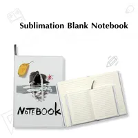 Сублимация блокноты блокноты A4 A5 A6 White Journal Notebooks Cute Covere Covere Tream Trame