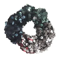 12 farben funkeln pailletten meerjungfrau elastische haarbänder skurriose haarkrawatten seile scunchie für frauen oder mädchen haarschmuck y200710 610 y2