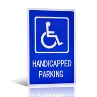 "Parking handicapé" Signe métallique vintage Plaque de plaque murale PLAQUE PLAQUE BAR PUB CLUB TAVER TAVERN DE LA MAISON DE MAISON