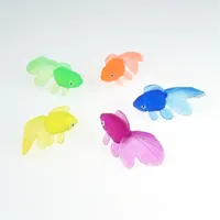 10pcs/set Kids Soft Rubber Gold Fish Baby Bath Toys for Children Simulation Mini Goldfish Water Toddler Fun Swimming Beach Gifts 1432 Y2