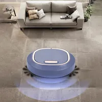 Robot de aspiradora inalámbrica, 3 en 1 barrido limpiando el piso de limpieza para el hogar Sweeper Sweeper Dust Collector, un regalo reflexivo para su familia