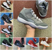 Cool Grey 11 11s OG Basketball Shoes Mens Women Pure Violet Playoffs Bred Legend Gamma Blue Jumpman Jubilee Space Jam Concord 45 Low Citrus