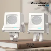 Bärbara högtalare Creative Robot Wireless Mini Bluetooth Speaker TWS Stereo Utomhus Subwoofer Kolumn Bass Audio Födelsedagspresent