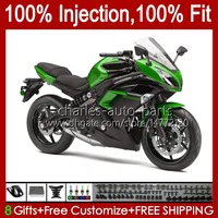 Motorcycle Fairing Kit: Injection Molded, Glossy Red, From