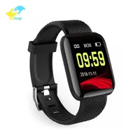 VitoG 116 Plus Smart Polsband Kleur Scherm Sport Fitness Armband Bloeddruk Horloges Stappenteller Band Watch