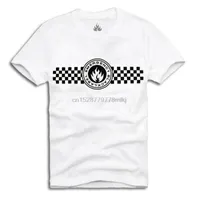 Homens t - shirts Etiqueta preta Original Skate T-shirt de emergência Gingham Checkered Fashion Moda Homens Casual Verão T Shirt Design