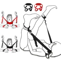 Giocattoli del sesso BDSM Bondage Gear Gear Prodotti per adulti Gamba Open Polsino Poggianoli Giochi Manette Slave per donna Coppie