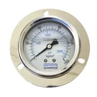 YN-60ZT AXIAL BAND Rand Stoßdichtes Manometer Öldruckmesser Hydraulikmesser Stoßfestigkeit 0-400kg