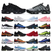 2021 TN Plus Running Shoes Mens Black White Volt Glow Hyper Bearing Oreo Women Women Treasable Sneaker Trainer Outdoor Sport Fashion