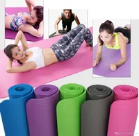 Engrossar Yoga Mat 10 mm Durável para Iniciantes Anti Slip Esporte Mat Fitness Equipamentos Saúde Perder Peso Gym Tapete