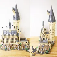 UE da UE em estoque 16060 Series de filme 6020pcs Hogwartsins Magic Castle com 71043 Bloco de construção Bricks Toys Gifts315O
